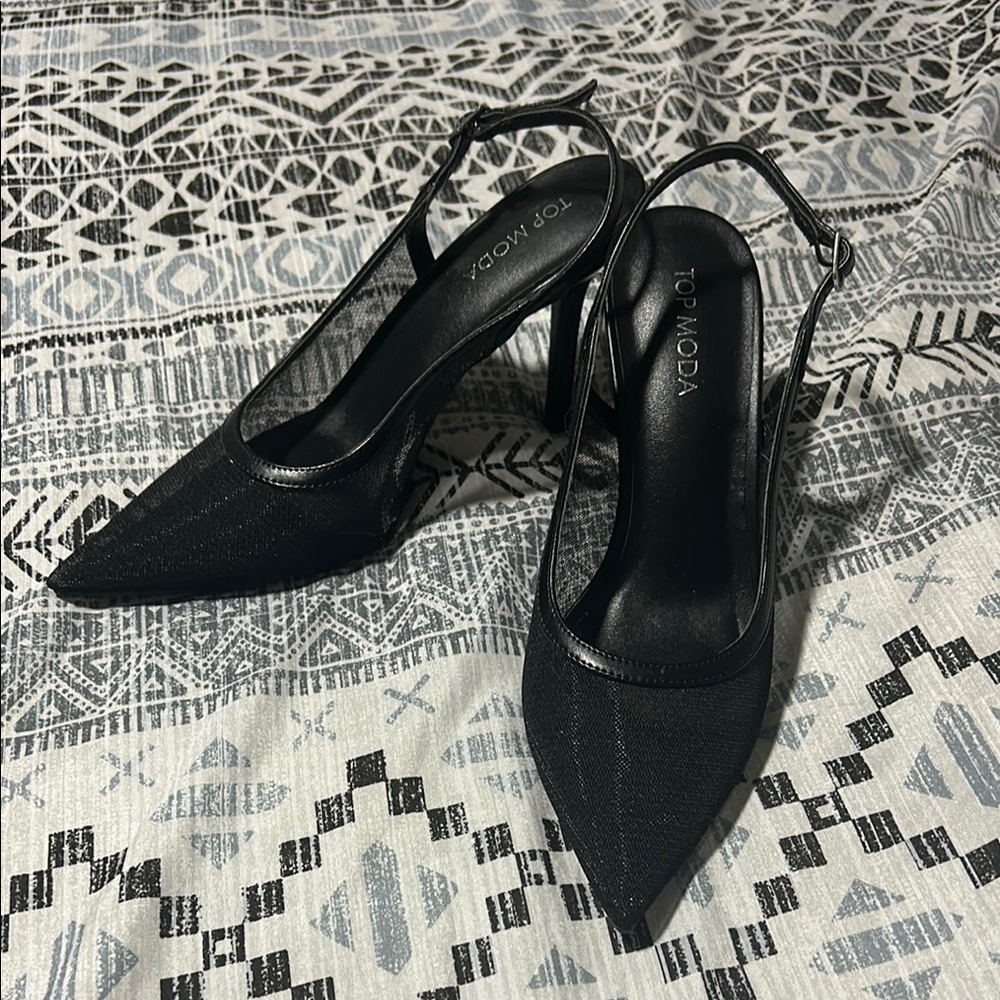 Black heels